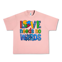 Salmon love needs no words autism Urban Heavy Tee - AdoDesignShop