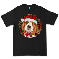 Black beagle christmas ornament Premium Tee - RanaPortraitStore