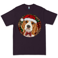 Plum beagle christmas ornament Premium Tee - RanaPortraitStore