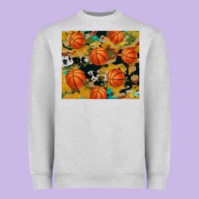 Basketball Tumbler Heavyweight Sweatshirt Designed By Artiststas