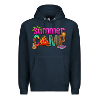 Navy summer camp Premium Hoodie - NancyCooperArtShop