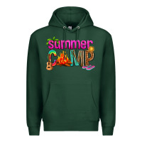 Sports Green summer camp Premium Hoodie - NancyCooperArtShop