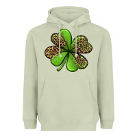 Matcha leopard shamrock Heavyweight Hoodie - Jasminsmagicworld