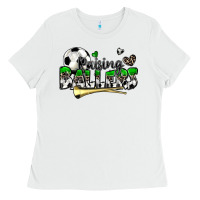 White raising ballers soccer Ladies Tee - Zillion Design Studio