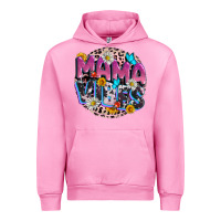 Fuchsia Pink Mama vibes Mother's Day Urban Hoodie - CowGirlArtShop