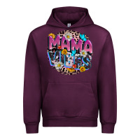 Mauve Wine Mama vibes Mother's Day Urban Hoodie - CowGirlArtShop