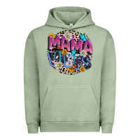 Pigment Oil Green Mama vibes Mother's Day Urban Hoodie - CowGirlArtShop