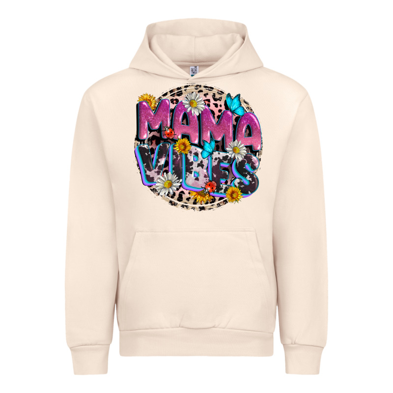 Mama Vibes Mother's Day Urban Hoodie by CowGirlArtShop | Teevron