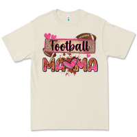 Bone football mama with leopard Premium Tee - Zillion Design Studio