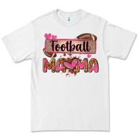 White football mama with leopard Premium Tee - Zillion Design Studio
