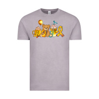 Vintage Zinc childhood cancer ribbon and coffee cups Vintage Tee - AdoDesignShop