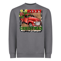 Storm merry christmas with truck Heavyweight Sweatshirt - AdoDesignShop