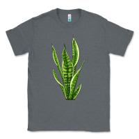 Charcoal Heather snake plant Classic Tee - LillyAllenDesigns