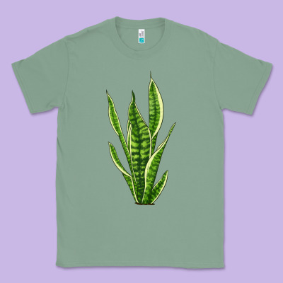Snake Plant Classic Tee Designed By Lillyallendesigns