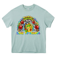 Arona hello back to school rainbow Heavy Core Tee - texasbilliewilder