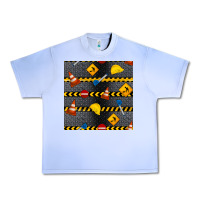 Grape Ice construction signs seamless pattern Urban Heavy Tee - BundleAndBundleShop