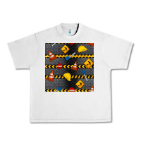 Lunar Rock construction signs seamless pattern Urban Heavy Tee - BundleAndBundleShop