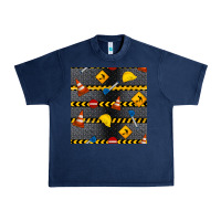 Navy construction signs seamless pattern Urban Heavy Tee - BundleAndBundleShop