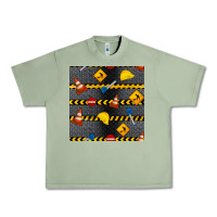 Oil Green construction signs seamless pattern Urban Heavy Tee - BundleAndBundleShop