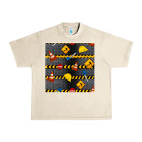 Sandshell construction signs seamless pattern Urban Heavy Tee - BundleAndBundleShop