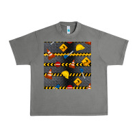 Tornado construction signs seamless pattern Urban Heavy Tee - BundleAndBundleShop