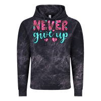 Cloud Black never give up Vintage Hoodie - JahusDesignShop