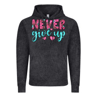 Vintage Black never give up Vintage Hoodie - JahusDesignShop