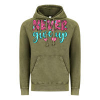 Vintage Olive never give up Vintage Hoodie - JahusDesignShop