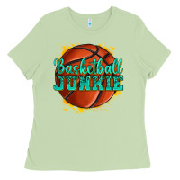 Matcha basketball junkie Ladies Tee - texasbilliewilder