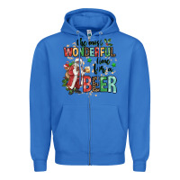 True Royal the most wonderful time for a beer Zipper Hoodie - MaliasSmallBusiness