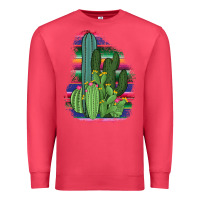 Cardinal Western Serape Cactus Premium Sweatshirt - Bettercallsaul