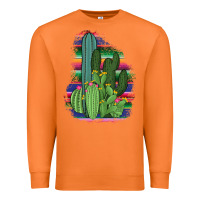 Carrot Western Serape Cactus Premium Sweatshirt - Bettercallsaul