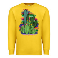 Lemon Western Serape Cactus Premium Sweatshirt - Bettercallsaul
