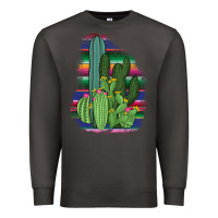 Smoke Western Serape Cactus Premium Sweatshirt - Bettercallsaul