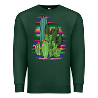 Sports Green Western Serape Cactus Premium Sweatshirt - Bettercallsaul