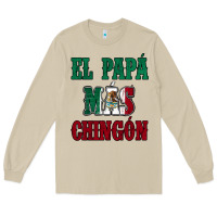 Mushroom El Papa Mas Chingon Mexican Flag Long Sleeve Tee - Jasminsmagicworld