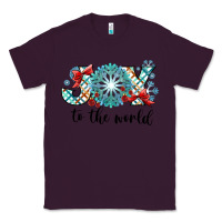 Plum Joy to the World Classic Tee - CowhideDigitalArt