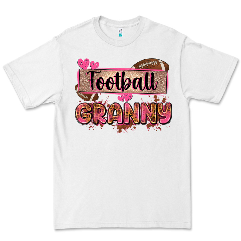 Football Granny With Leopard Premium Tee by Zillion Design Studio | Teevron