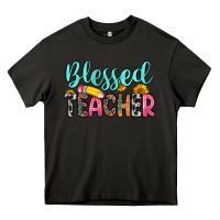 Asphalt blessed teacher Heavy Core Tee - Zillion Design Studio