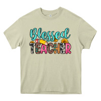 Mossy blessed teacher Heavy Core Tee - Zillion Design Studio