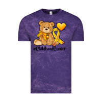 Cloud Purple childhood cancer and cancer ribbon Vintage Tee - AdoDesignShop
