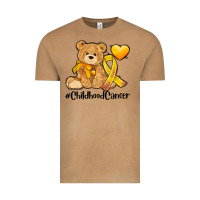Vintage Camel childhood cancer and cancer ribbon Vintage Tee - AdoDesignShop