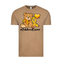 Childhood Cancer And Cancer Ribbon Vintage Tee | Teevron