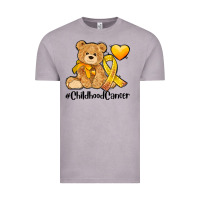 Vintage Zinc childhood cancer and cancer ribbon Vintage Tee - AdoDesignShop