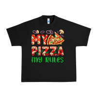 Black my pizza  my rules Urban Heavy Tee - AdoDesignShop
