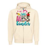 Sandshell little miss kinder Zipper Hoodie - NancyCooperArtShop