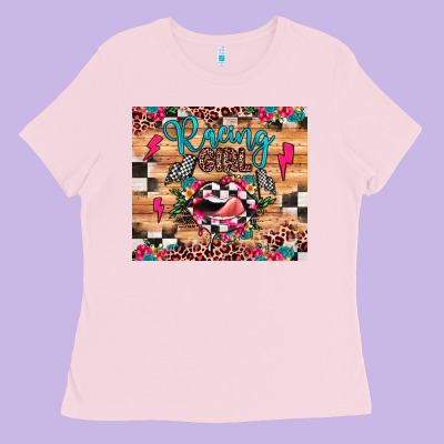 Racing Girl Ladies Tee Designed By Jahusdesignshop
