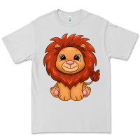 Dove Grey lion Premium Tee - texasbilliewilder