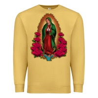 Antique Gold Our Lady of Guadalupe Premium Sweatshirt - Bettercallsaul