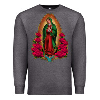 Charcoal Heather Our Lady of Guadalupe Premium Sweatshirt - Bettercallsaul